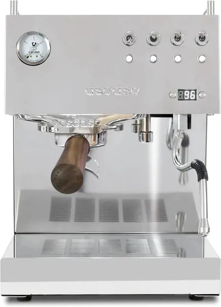 image of Ascaso Steel Duo PID Inox & Wood Espresso DU.PID Coffee Maker