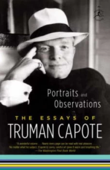 Image of Portraits and Observations by Truman Capote Paperback