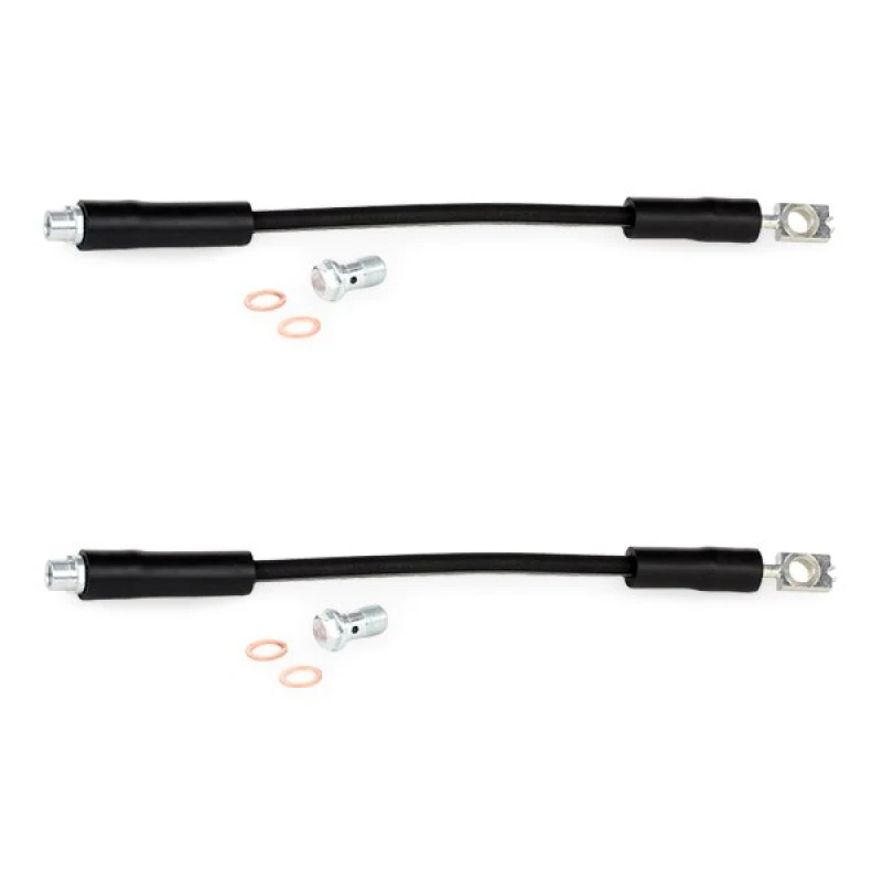 Image of RIDEX 83B0995 Brake Hose Rear Axle both sides, with banjo bolt Brake Hose (83)
