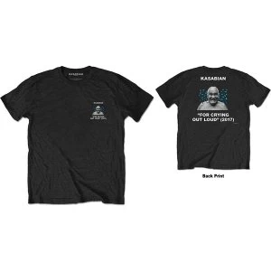 Image of Kasabian - For Crying Out Loud Unisex Large T-Shirt - Black