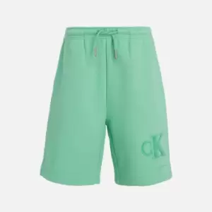 Image of Calvin Klein Boys' Interlock Jersey Pique Shorts - 12 Years