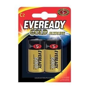 image of Eveready Gold C Alkaline Batteries Pack of 2