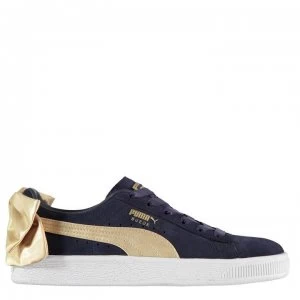 Puma Bow Ladies Trainers - Peacoat-Metalli