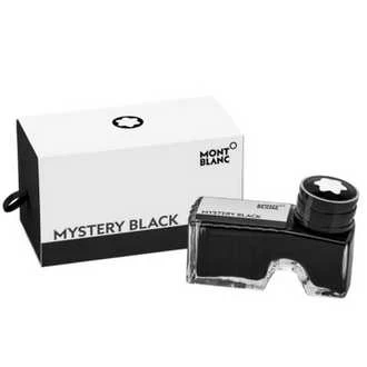 image of Mont Blanc - Ink Bottle, Mystery Black - Ink Bottle - Black