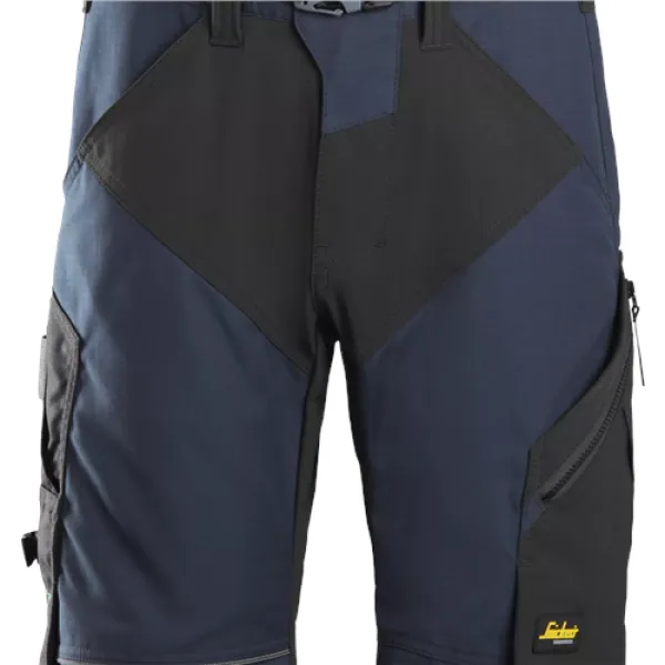 Image of Snickers FlexiWork Work Shorts+ - Navy/Black - 44