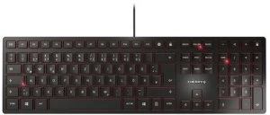 Image of KC 6000 USB QWERTZ German Keyboard Black