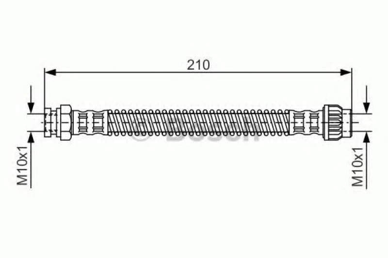 Image of Brake hose Bosch 1 987 476 867