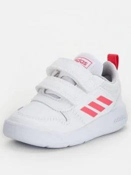 Image of Adidas Tensaur Infant Trainers - White/Pink