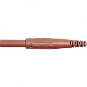 Image of Jack socket Socket straight Pin diameter 4mm Red Staeubli