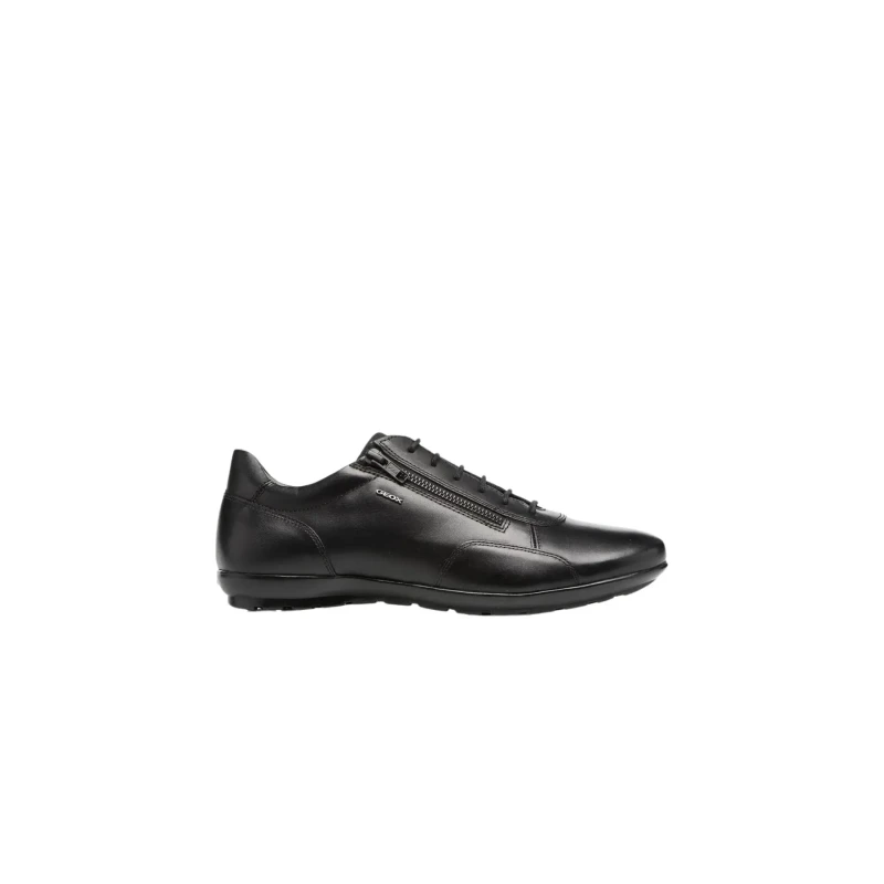 Image of Geox Derbie Geox Symbol Smooth Leather Noir Male 43,5