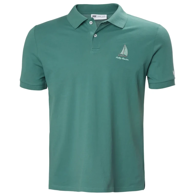 Image of Helly Hansen Polo Helly Hansen Messina Graphic Fitted Vert Male 2XL