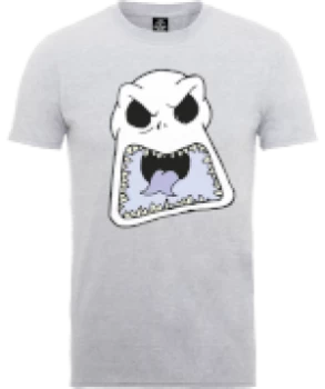 Image of Disney The Nightmare Before Christmas Jack Skellington Angry Face Grey T-Shirt - L