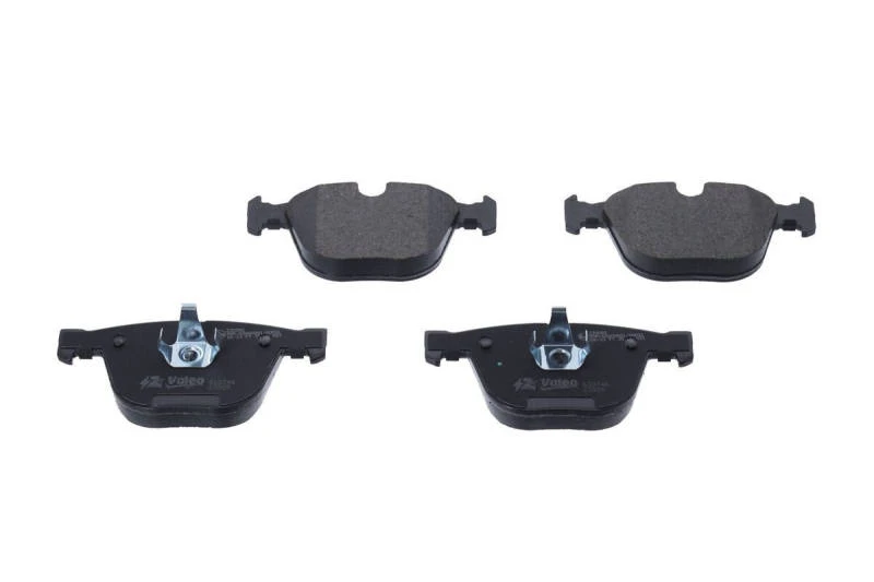Image of VALEO 610346 Brake pad set E-PERFORMANCE without integrated wear sensor, with anti-squeak plate Brake Pad Set,disc brake (402)