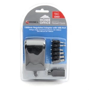 Image of Connect It 1500ma Regulated Adaptor with USB Port