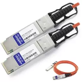 Image of AddOn Networks 3m, 2xQSFP28 InfiniBand cable QSFP28 Black, Orange,...