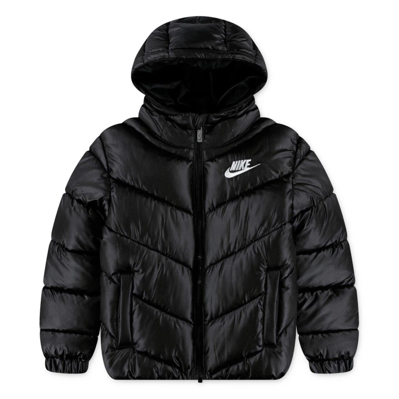 Image of Nike Swoosh Padded Jacket Black unisex 2-3 Yrs