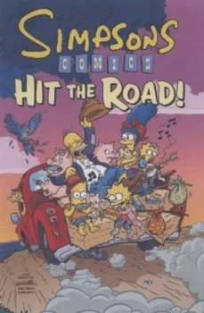 Image of Simpsons Comics Hit the Road by Matt Groening and Karen Bates and Ian Boothby Paperback