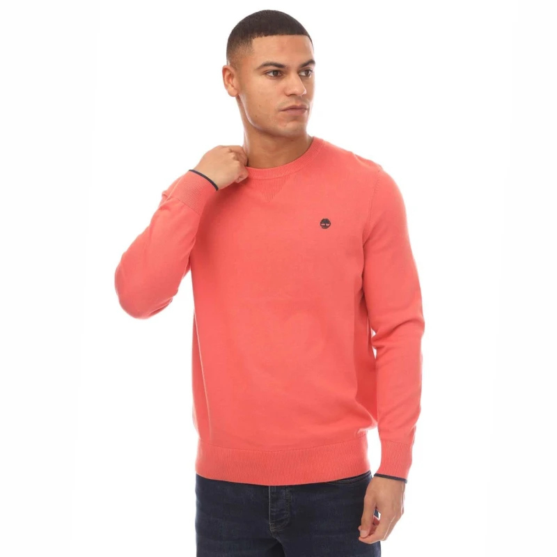 Image of Timberland John Crewneck Sweatshirt - Orange Orange S