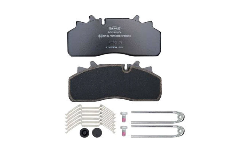 Image of BERAL BCV29159TK Brake pad set prepared for wear warning indicator, with accessories Brake Pad Set,disc brake (402)