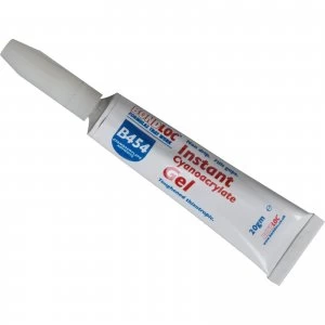 image of Bondloc B454 Thixotropic Non Drip Cyanoacrylate Adhesive Gel 20g