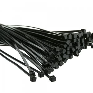 image of Cable Ties 200mmx 4.8mm Black PK100