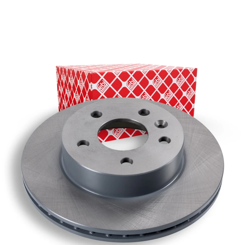 Image of FEBI BILSTEIN 10642 Brake disc Front Axle, internally vented, Coated Brake Disc (82)