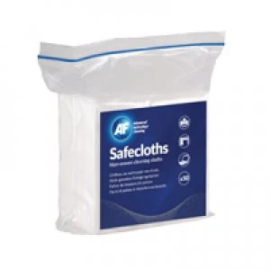 image of AF International Safecloths Non-Woven Cleaning Cloths Pack of 50 ASCH050