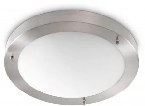 image of Philips myBathroom Salts Ceiling Light - Matt Chrome.