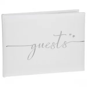 Image of Modern Script Guest Book