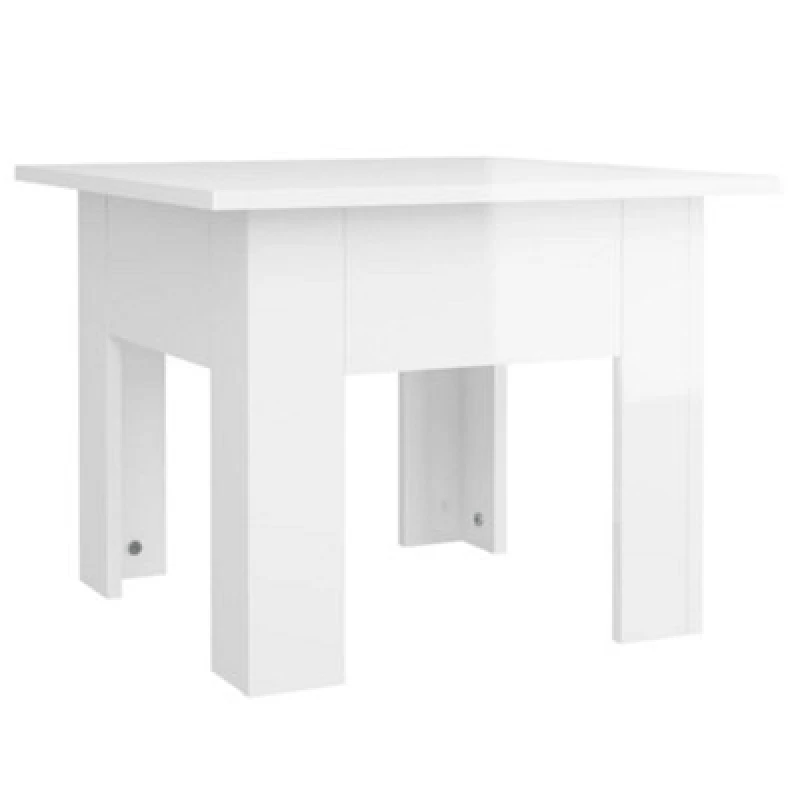 Image of VIDAXL Coffee Table High Gloss White 55x55x42cm Engineered Wood Vidaxl 8720286835982