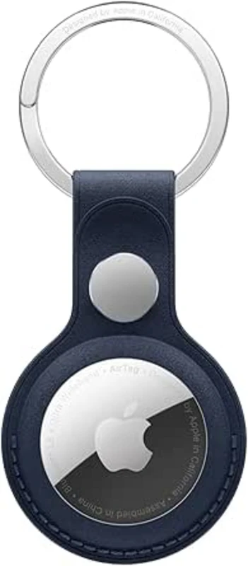 Image of Apple AirTag FineWoven Key Ring - Deep Blue MA7H4ZM/A