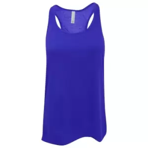 image of Bella Ladies/Womens Flowy Racerback Tank Top (XL) (True Royal)