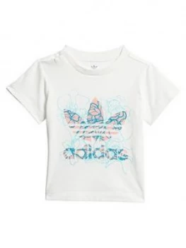 Image of Boys, adidas Originals Infant Tee - White, Size 0-3 Months