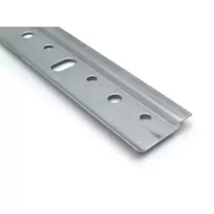 Image of Hanging Rail Kitchen Cabinet Cupboard Wall Mounting Bracket Hanger 2m - Pack of 2