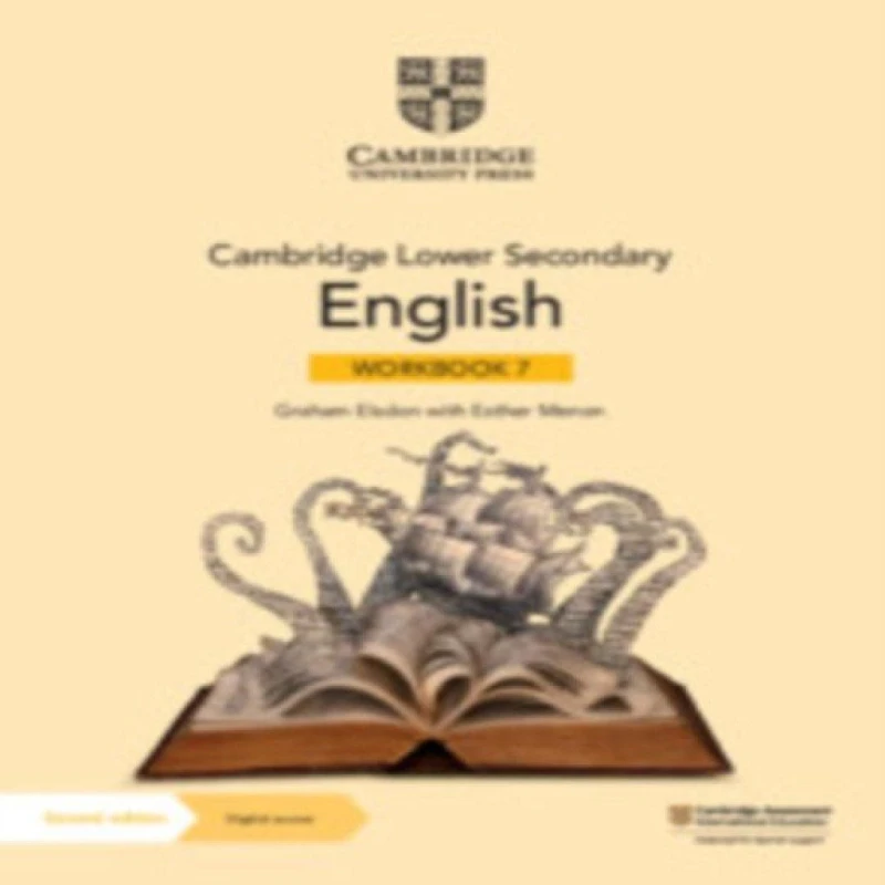 Image of Esther Menon Cambridge Lower Secondary English Workbook 7 with Digital Access (1 Year) Book Multi unisex