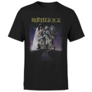 Image of Beetlejuice Distressed Poster T-Shirt - Black - XL