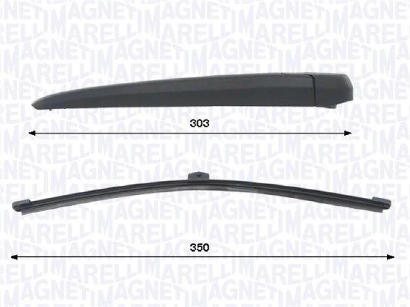 Image of MAGNETI MARELLI Wiper arm set MAGNETI MARELLI 000723180461