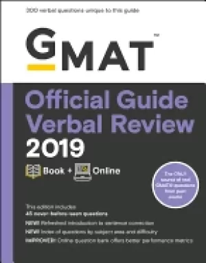 Image of gmat official guide verbal review 2019 book online