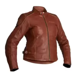 Image of Halvarssons Leather Jacket Nyvall Women Cognac 40