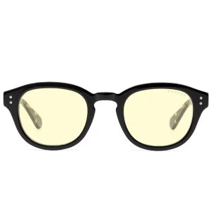 image of Gunnar Optiks Emery - Onyx & Tortoiseshell Frame - Amber Lens