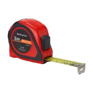 image of Hultafors SL3M Short Steel Tape Measure 3m Width 16mm Metric Only HUL351103