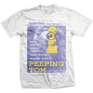 image of StudioCanal - Peeping Tom Unisex Large T-Shirt - White