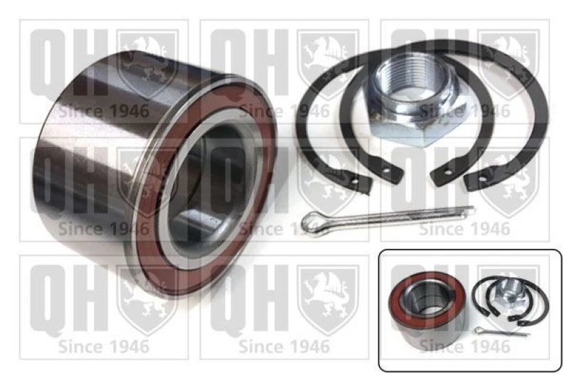 Image of QUINTON HAZELL Wheel bearing kit QUINTON HAZELL QWB1513