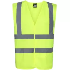 Image of Regatta Mens Hi-Vis Vest (XXL) (Yellow) - Yellow