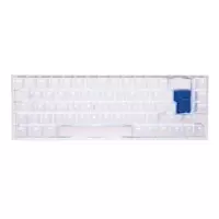 Image of Ducky One2 SF Pure White 65% RGB Backlit Cherry Blue MX Switches USB Mechanical Gaming Keyboard UK L