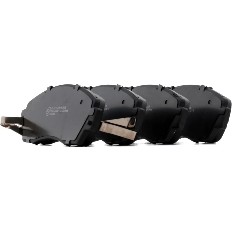Image of STARK SKBP-0011631 Brake pad set Front Axle, with acoustic wear warning, without accessories, with anti-squeak plate Low-Metallic Brake Pad Set,disc b