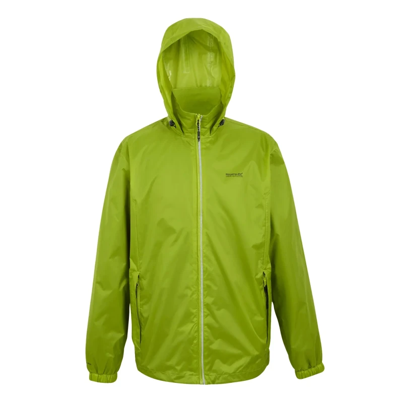 Image of Regatta Men 'Lyle IV' Waterproof Packaway Jacket in Green Size: Small Green S Male 5063019984179
