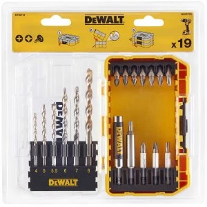 image of DEWALT 19 Piece Extreme Masonry Drill Bit Set in Tough Case