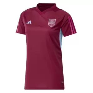 Image of 2023-2024 Spain Training Jersey - Womens (Red)
