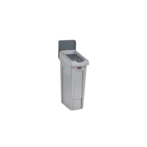 Image of Slim Jim Recycling Station Closed Lid Grey